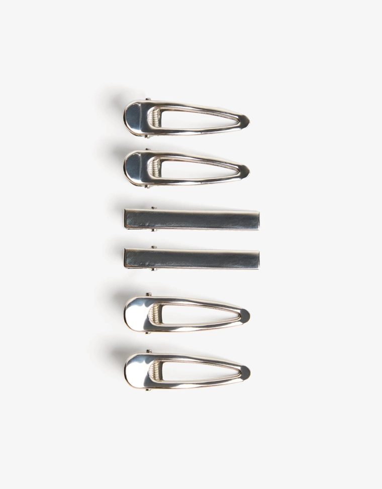 Pack of 6 hair clips
