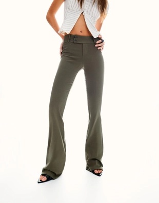 Купить Bershka Брюки из ткани бенгалин