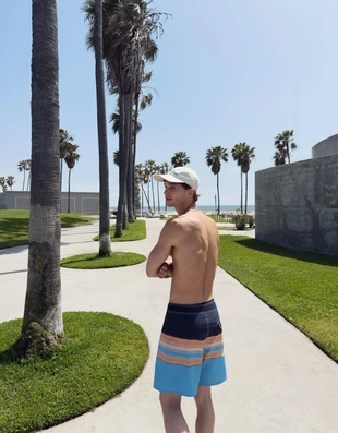 Длинные печатные плавательные трусы- Заказать в России