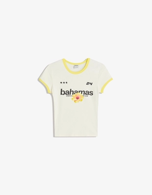 Футболка с контрастным принтом- Заказать в России