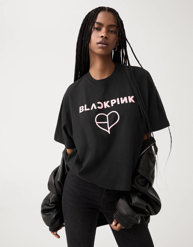 Футболка с короткими рукавами Black Pink