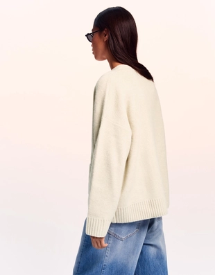 Кардиган с V-образным вырезом- Заказать в России