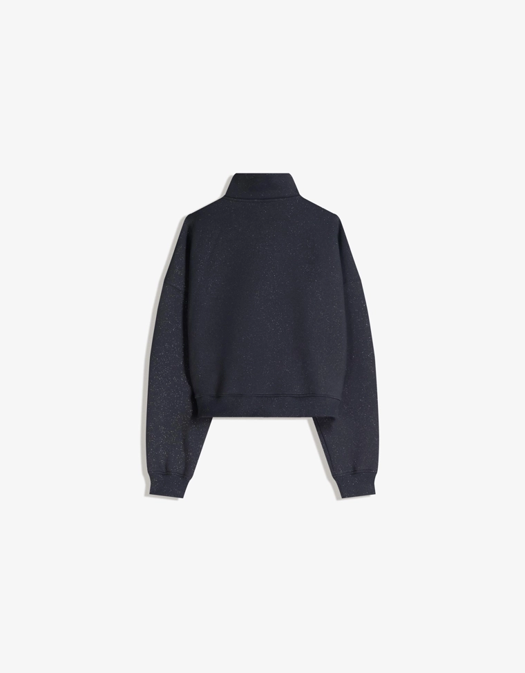 Толстовка на молнии с блестками