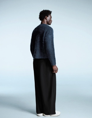 Брюки BALLOON приталенного кроя с защипами- Заказать в России