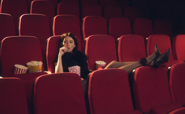 Туфли на каблуке с цветком