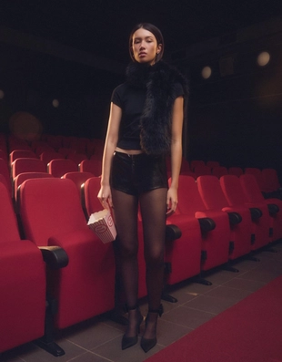 Туфли на каблуке с цветком- Заказать в России