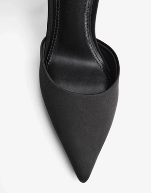 Туфли на каблуке с цветком- Заказать в России