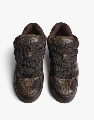 Скейт-кеды с анималистическим принтом- Заказать в России