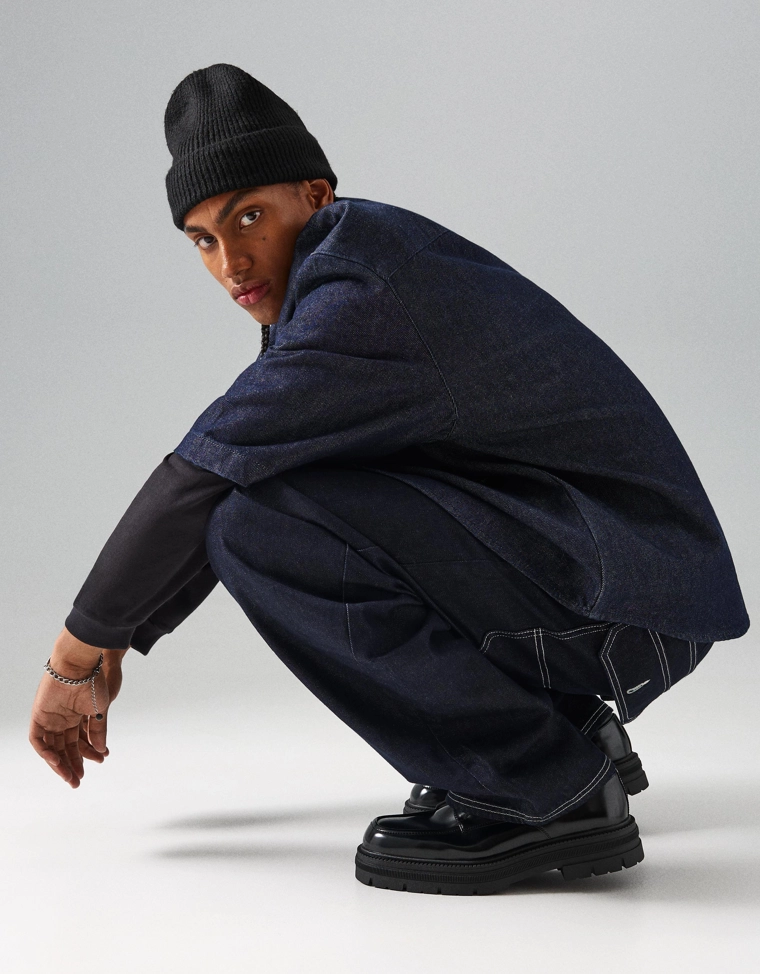 Классические туфли с простроченным носом