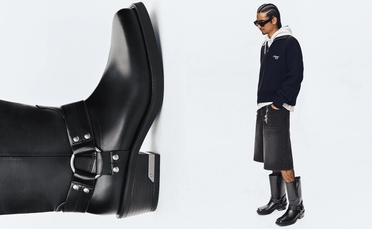 Байкерские ботинки