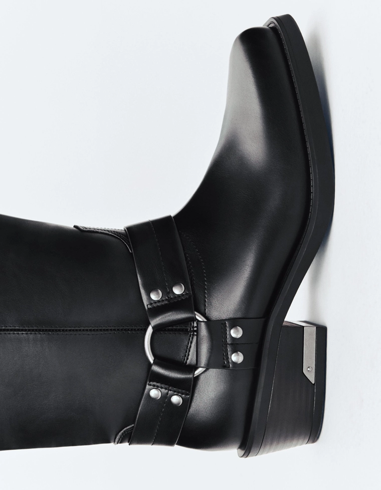 Байкерские ботинки