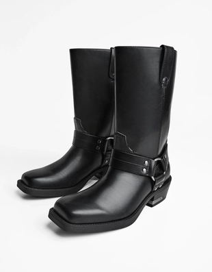 Байкерские ботинки- Заказать в России