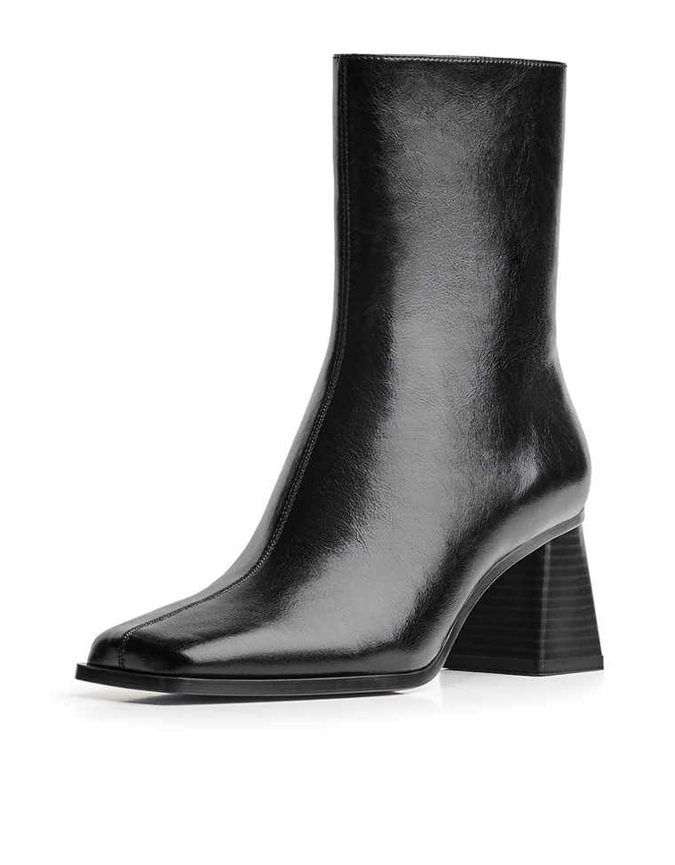 Ботильоны на широком каблуке