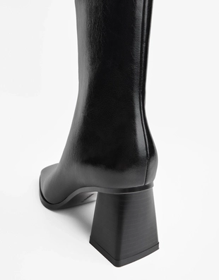 Ботильоны на широком каблуке- Заказать в России