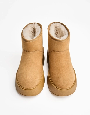 Ботинки на платформе с подкладкой из искусственного меха- Заказать в России