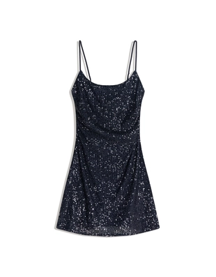 Платье мини с пайетками- Заказать в России