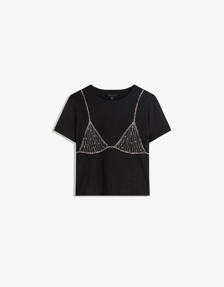 Футболка с короткими рукавами и принтом