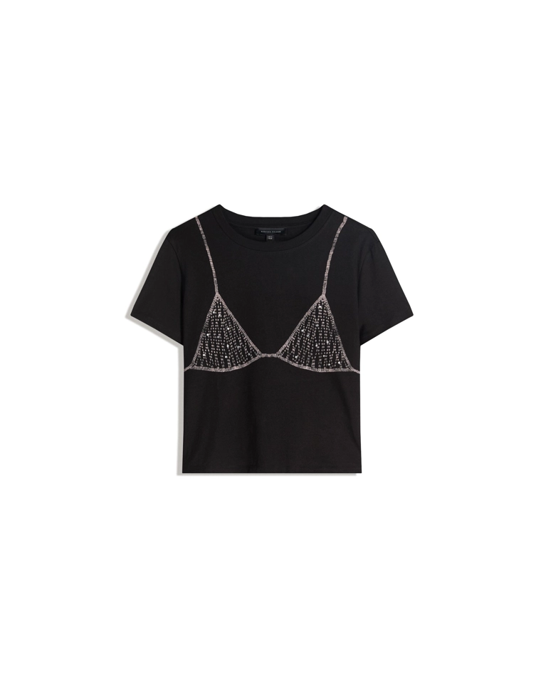 Футболка с короткими рукавами и принтом