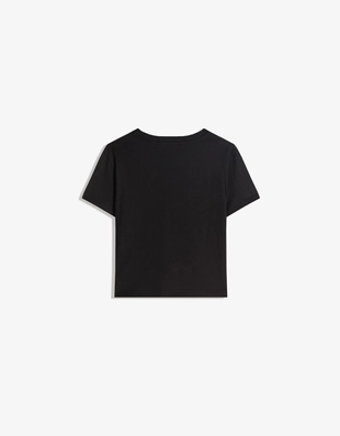 Футболка с короткими рукавами и принтом- Заказать в России