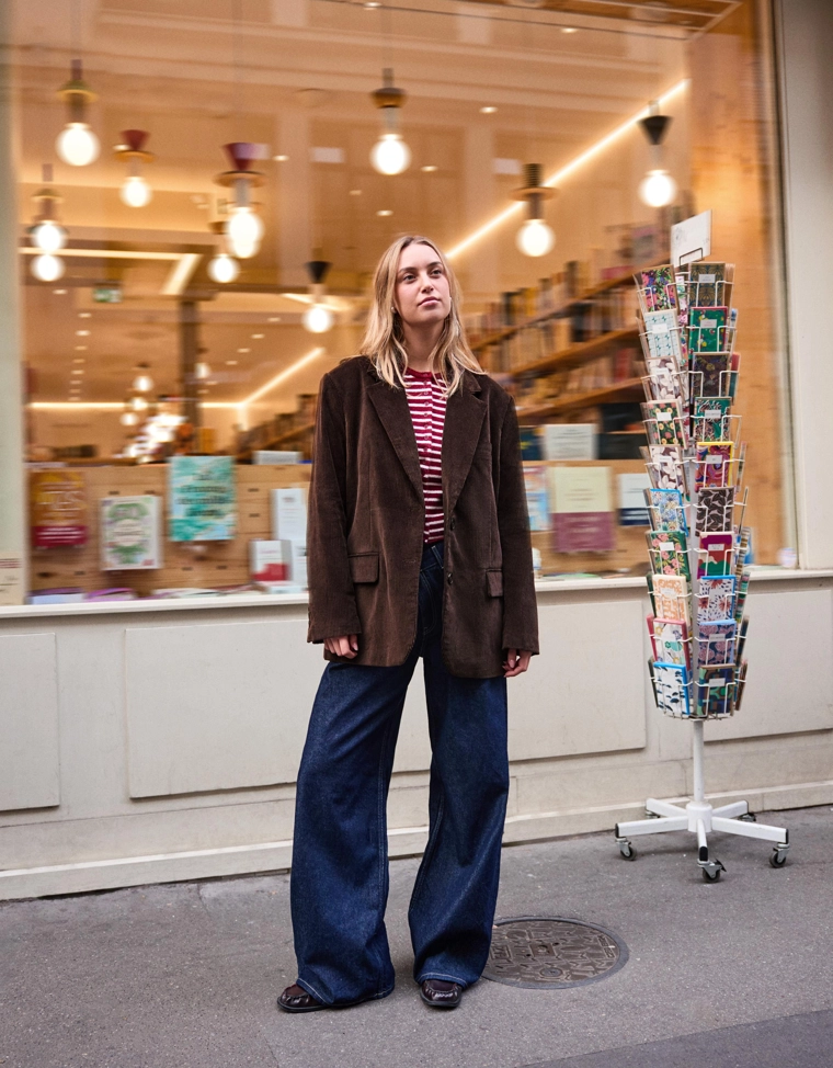 Вельветовый блейзер