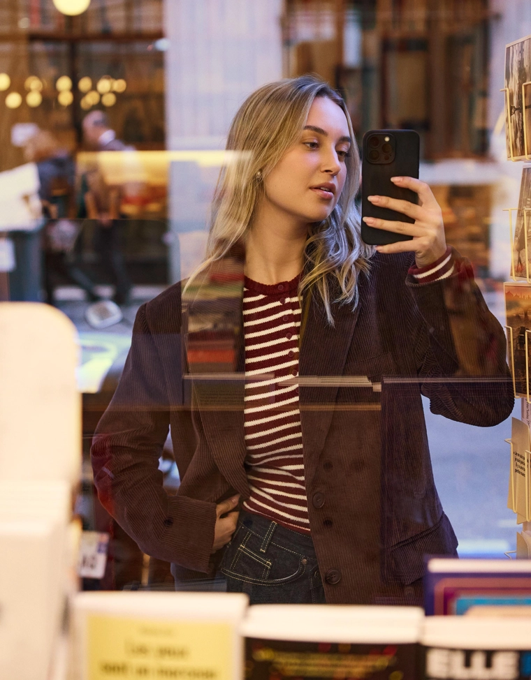 Вельветовый блейзер