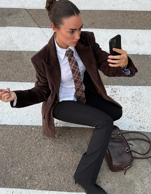 Вельветовый блейзер- Заказать в России