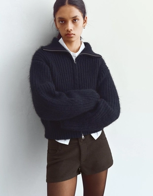 Мини-шорты из шерсти- Заказать в России