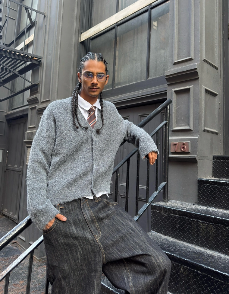 Вязаная куртка