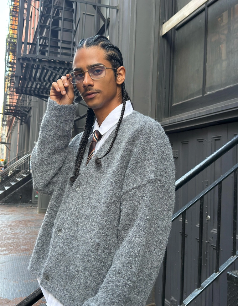 Вязаная куртка