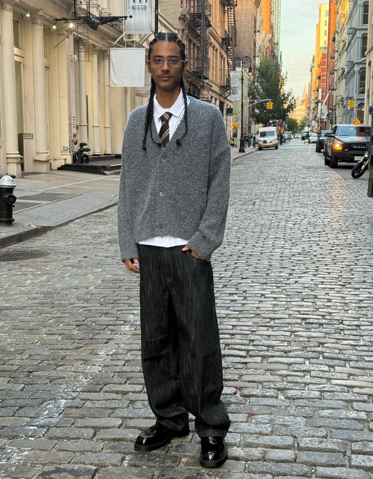 Вязаная куртка