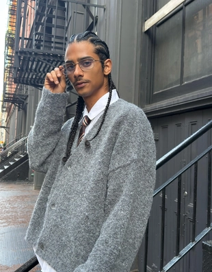 Вязаная куртка- Заказать в России