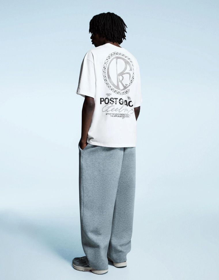 Футболка с короткими рукавами и принтом