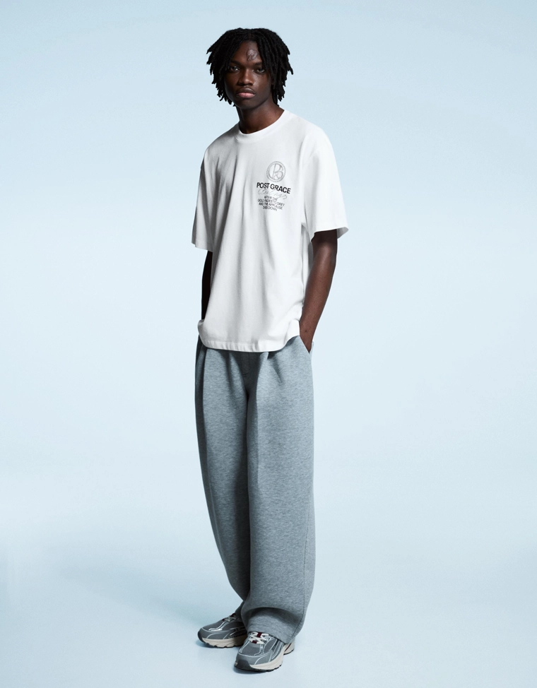 Футболка с короткими рукавами и принтом