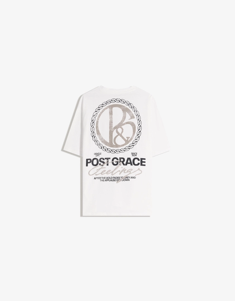 Футболка с короткими рукавами и принтом