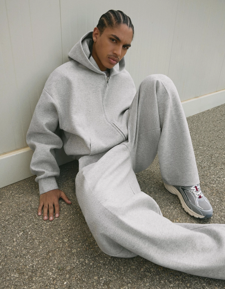 Толстовка на молнии из ткани