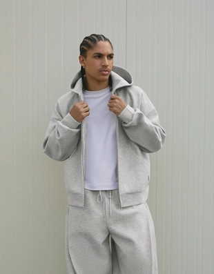 Толстовка на молнии из ткани- Заказать в России