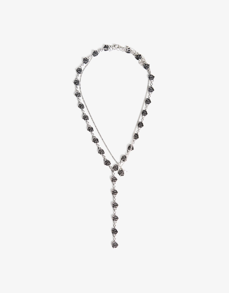 Набор из 2 розовых ожерелий