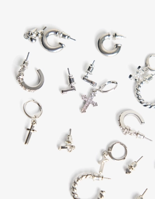 Набор из девяти пар серег- Заказать в России