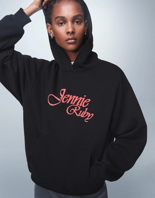 Худи JENNIE RUBY с капюшоном и принтом- Заказать в России
