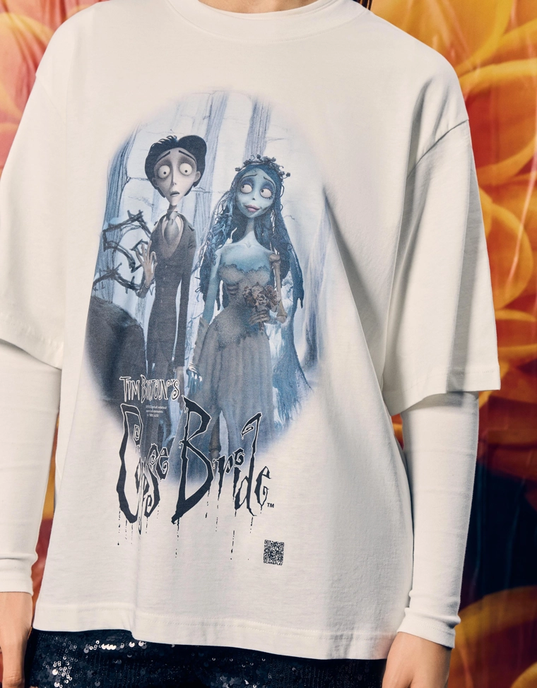 Футболка с короткими рукавами «Труп невесты» с цифровым фильтром