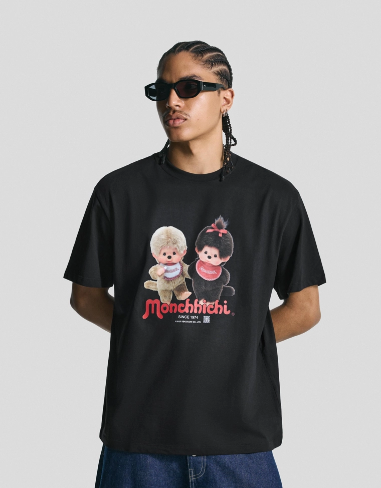 Футболка Monchhichi с короткими рукавами и цифровым фильтром