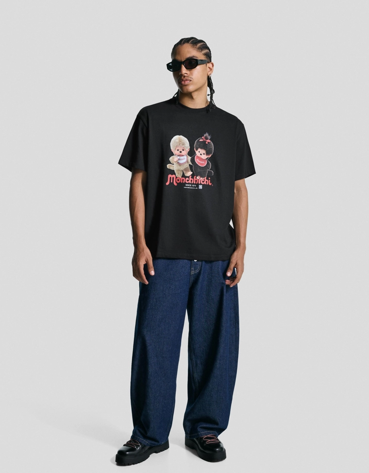 Футболка Monchhichi с короткими рукавами и цифровым фильтром