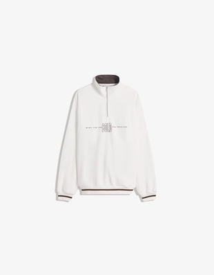 PRINTED QUARTER-ZIP SWEATSHIRT- Заказать в России