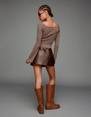 Свитер с завязкой- Заказать в России