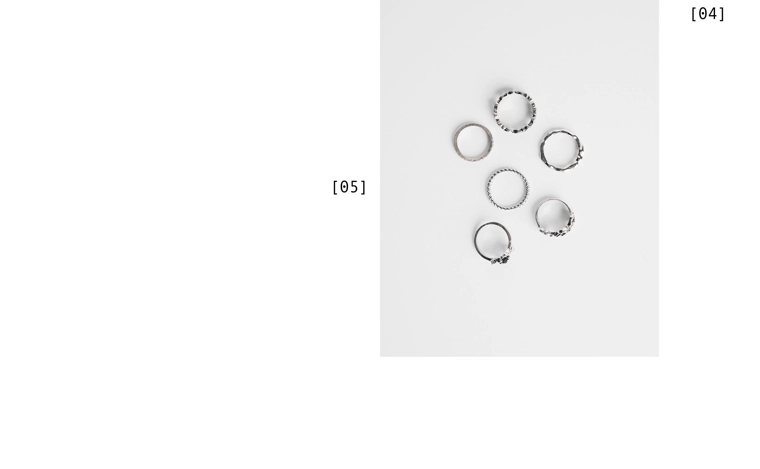 Набор из 6 колец