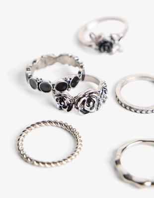 Набор из 6 колец- Заказать в России