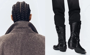 Ботинки в ковбойском стиле с цепочкой- Заказать в России