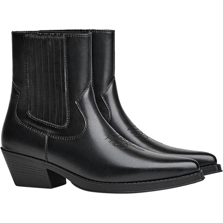 Эластичные ботильоны в ковбойском стиле