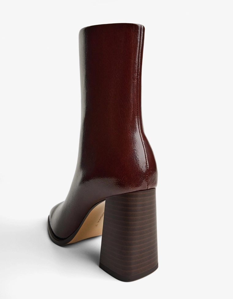 Chunky heel ankle boots