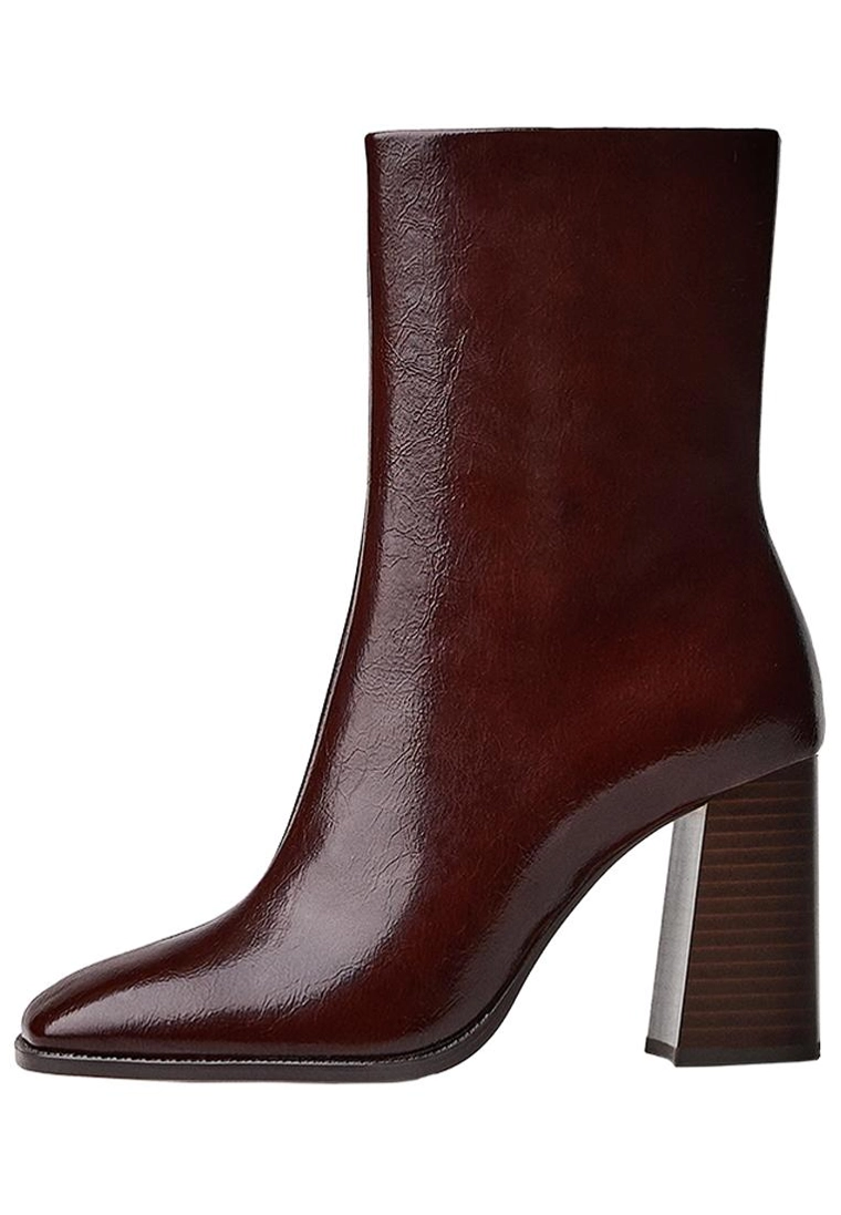 Chunky heel ankle boots